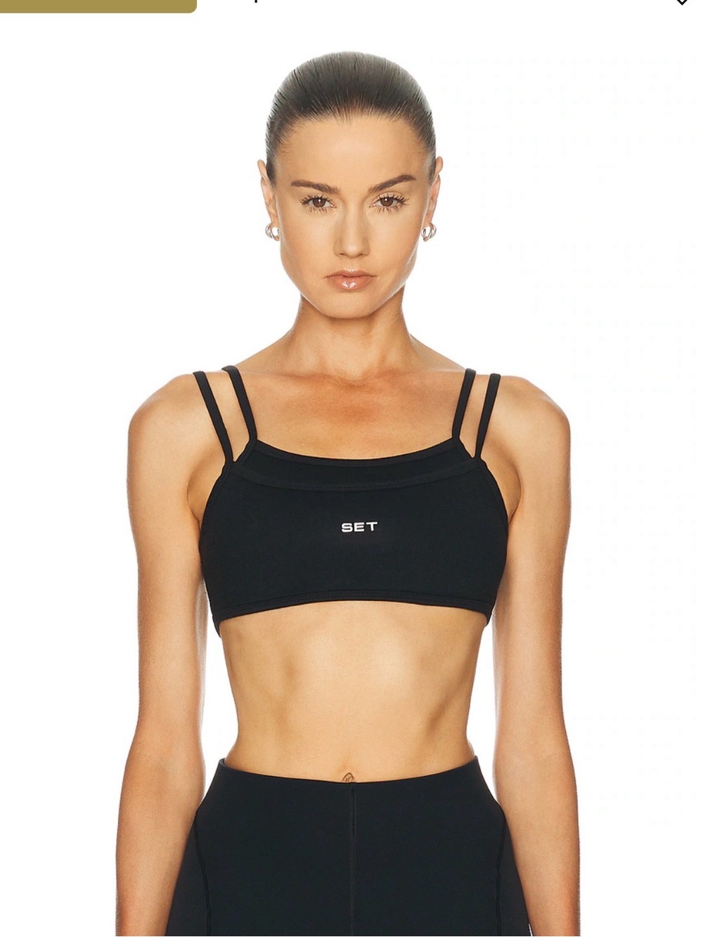 SET Active formcloud 2.0 Double-Strap Black Sports Bralette